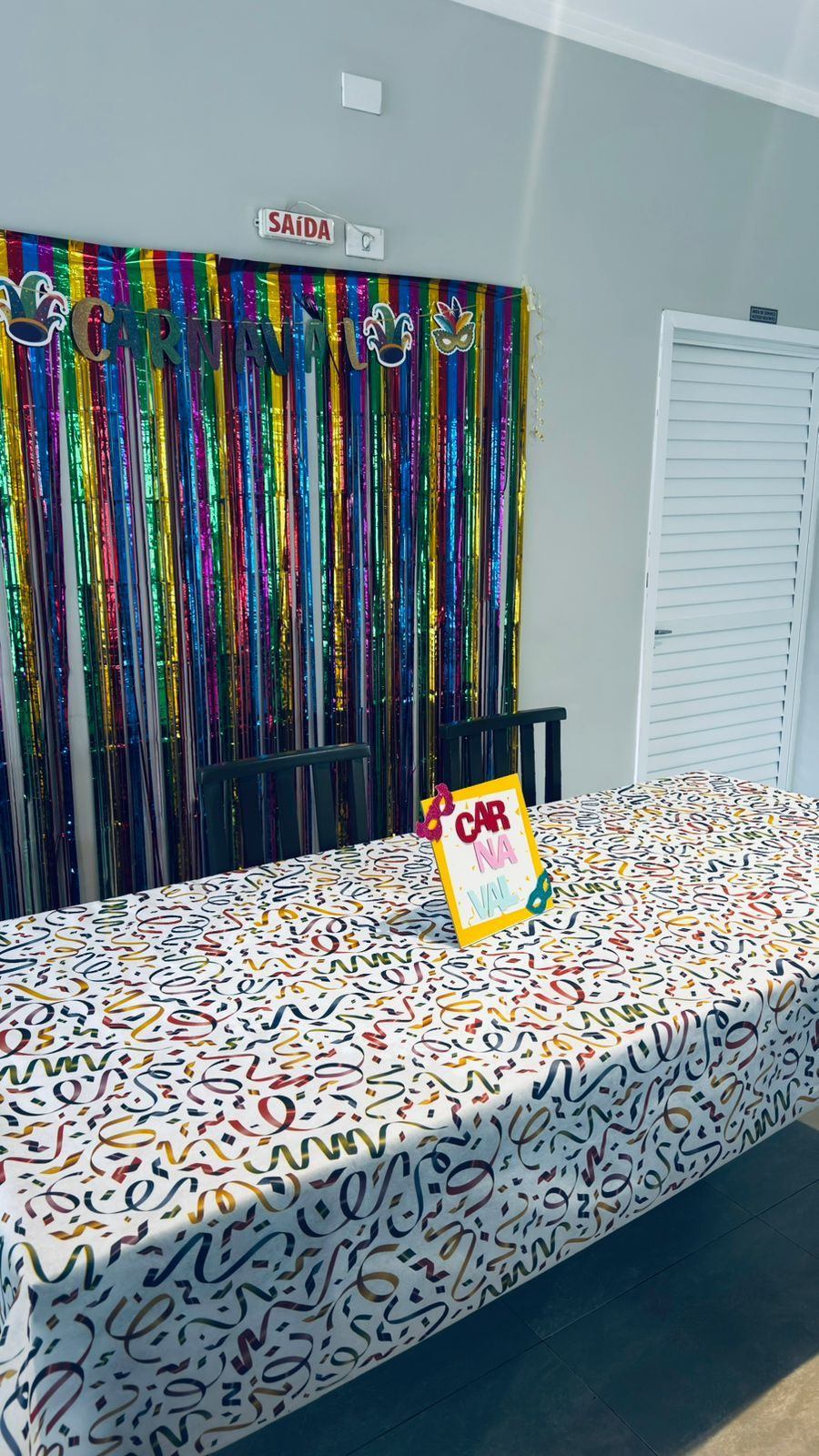 Decoração de festa no La Serena